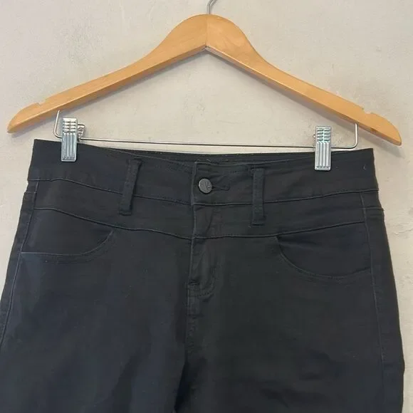 Kancan Signature black raw hem denim skinny jeans Size 27 EUC - Picture 4 of 9